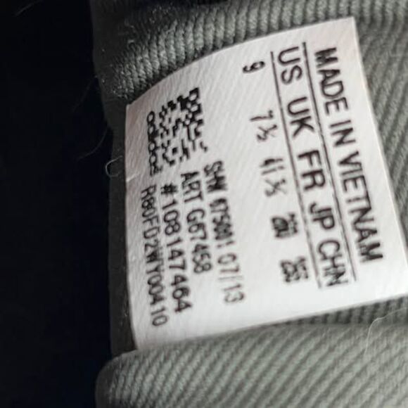 Adidas Original Samoas size 9 women’s dark grey and white - Picture 6 of 9